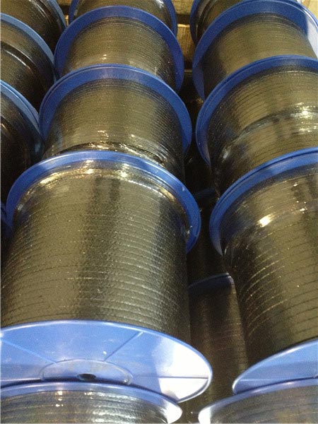 graphite gland packing insert one line inconel wire